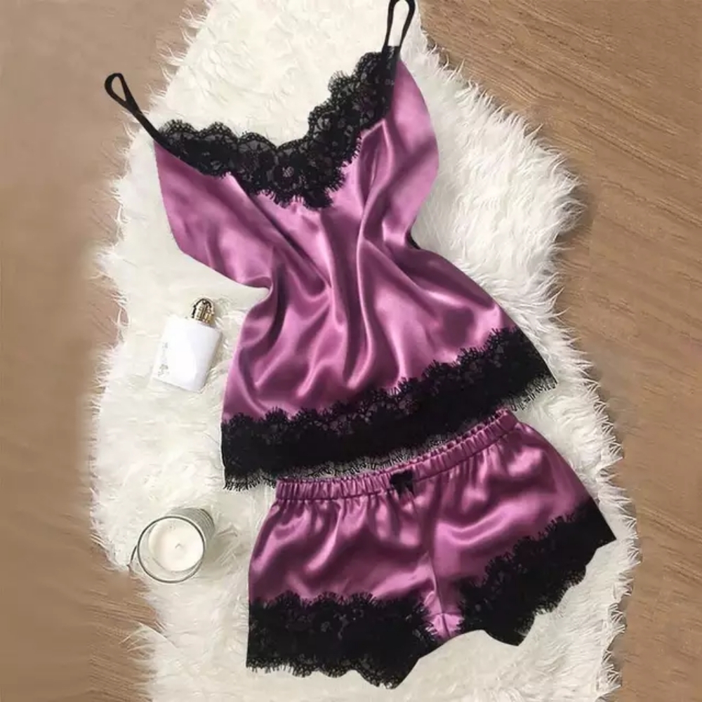 2pc satin lingerie